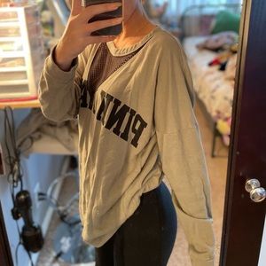 Pink nation light weight sweatshirt